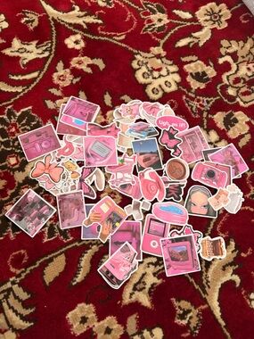 Amazon Pink Assorted Aesthetic Planner Stickers